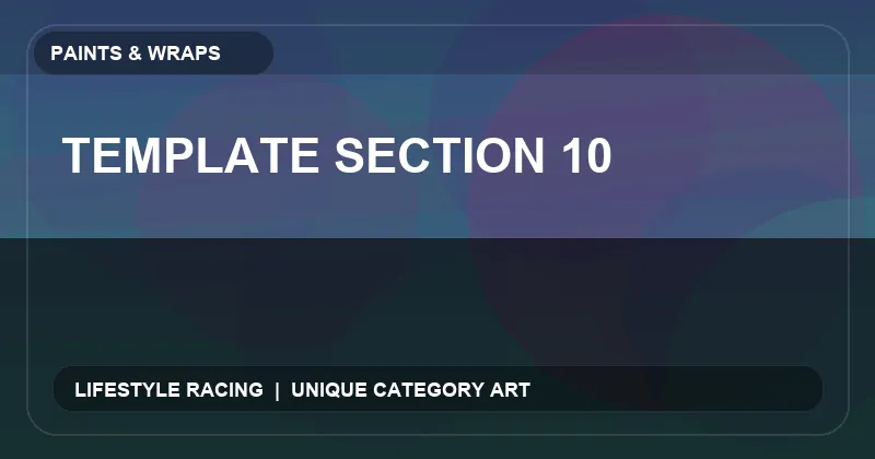 Template Section 10